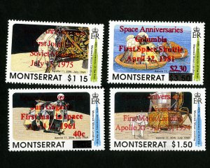 Montserrat Stamps # 647-50 XF OG NH