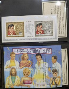 EDW1949SELL : ST VINCENT Beautiful collection of Elvis Presley Topical.