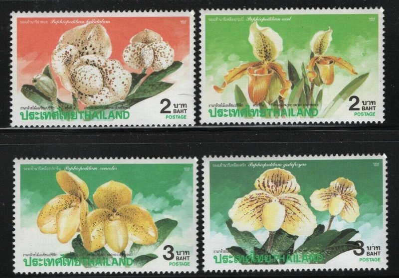 Thailand 1992 Orchids set Sc# 1438-45 NH