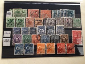 Uruguay 1900 to 1910 unused or used stamps  A12726