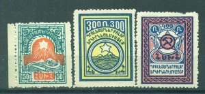 Armenia sc# 300-309 mh cat value $11.10