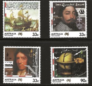 Australia Scott 0949-952 MNH, Sailing voyages, set of 4