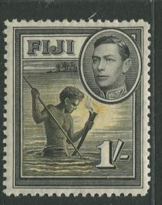 Fiji - Scott 127 - KGVI - Definitive - 1938 - MH - Single 1/- Stamp