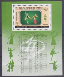 1989 North Korea 3024/B246 Music - Dancing 3,60 €