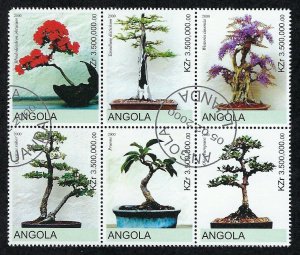 Dealer's Lot - Angola Bonsai Trees Block of 6 stamps, 500 sets
