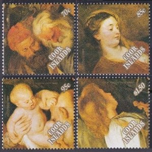 1989 Cook Islands 1286-1289 Christmas / Peter Paul Rubens 11,00 €