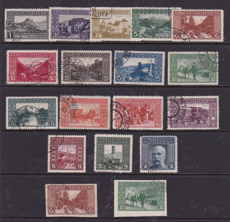 Bosnia & Hertzog. a small lot used pre 1910