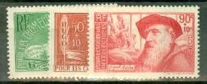 KZ: France B48-53 MNH CV $75.75; scan shows only a few