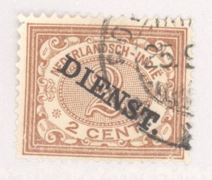 Netherlands Indies, Scott #o3, Used