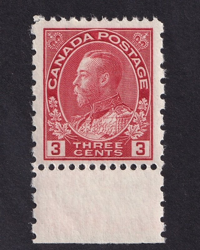 Canada, Scott 184, Mint NH, Very Fine, w/selvage, GV Admiral Provisional