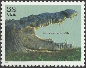 # 3105d MINT NEVER HINGED ( MNH ) AMERICAN CROCODILE