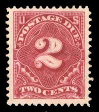 United States, Postage Dues #J46 Cat$40, 1910 2c deep claret, hinged, well ce...