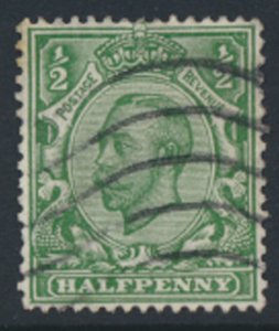 Great Britain SC# 157*  SG 344  George V Downey Head Used see detail & scans