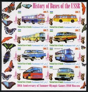 Puntland State of Somalia 2011 Buses of the USSR #1 imper...