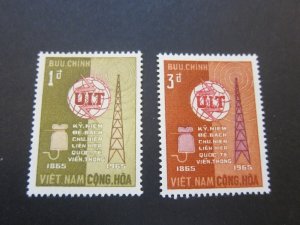 Vietnam 1965 Sc 253-54 set MH