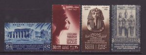 Egypt-Sc#B9-12- id9-unused og NH semi-postal set-Contemporary Art-Antiquities-19