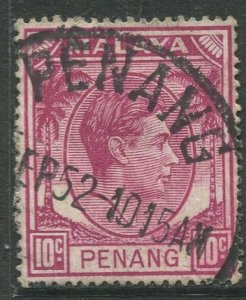 STAMP STATION PERTH Penang #11 KGVI Definitive Used 1949-1952