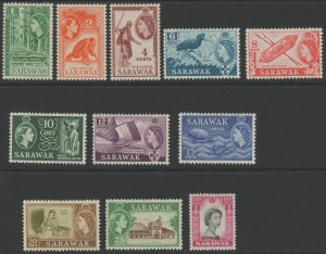 Sarawak 197-206 208 ** mint NH  (2401 116)