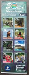 Ecuador Nature Reserve 2018 Eagle Bear Wildlife Flower Mountain Bird Booklet MNH