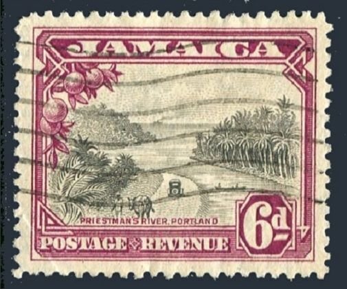 Jamaica 108, used. Mi 110. Landscapes 1932. Priestman's River, Portland Parish.