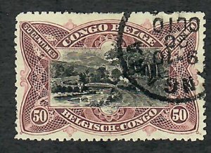 Belgian Congo #53 used single