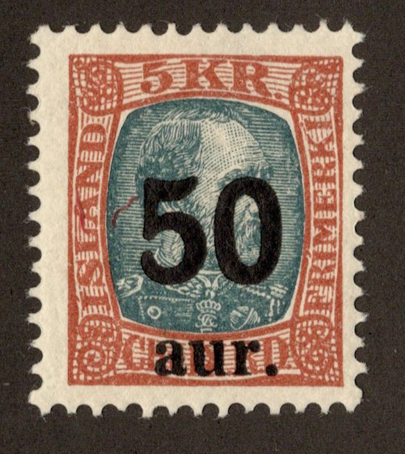 Iceland Scott 138 Mint never hinged.