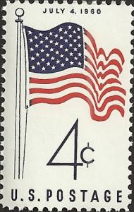 # 1153 MINT NEVER HINGED 50 STAR FLAG