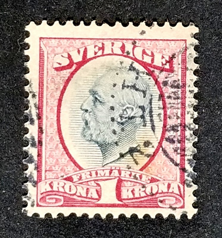 Sweden #65 Used FVF CV $2.25  …...............(XRA5)