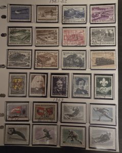 AUSTRIA 1961-1963 Stamp Lot Used Unused Mint MH T19733