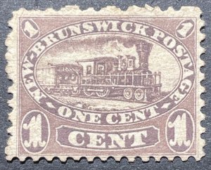 New Brunswick, Scott 6, Unused NG, F-VF