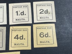 MALTA # J1-J9---MINT NEVER/HINGED**---COMPLETE SET--POSTAGE DUE---1925