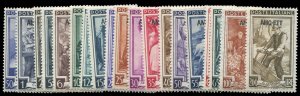 Trieste Zone A #90-108 (Sass. 89-107) Cat€116, 1950 50c-200L, complete set,...