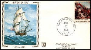 US American Navy Bicentennial Navy Sloop Ranger 1975 Zaso Cover