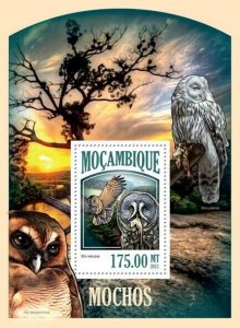 2013 MOZAMBIQUE MNH. OWLS  |  Michel Code: 6821 / Bl.803  |  Scott Code: 2999