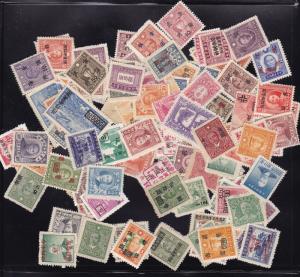 China Large Lot of Over 200 Mint & 70 Used Stamps. Nice Mix from Several Decades