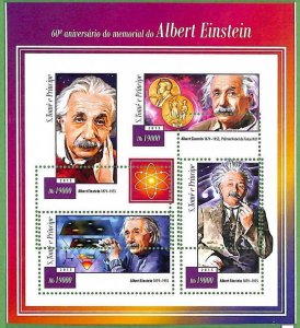 A3513-Sao Tome & Principe ERROR MISS 2015 PEOPLE Albert Einstein...-