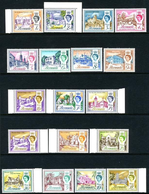 BERMUDA-1962-68 Set to £1 Sg 63-179 UNMOUNTED MINT V18622