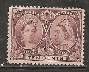 Canada  SC  57 Mint, Lightly Hinged