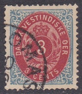 Danish West Indies Sc #6 Used