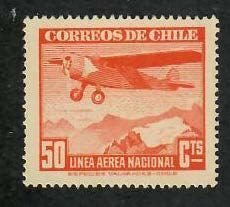 Chile; Scott C58; 1942;  Unused; NH; Planes