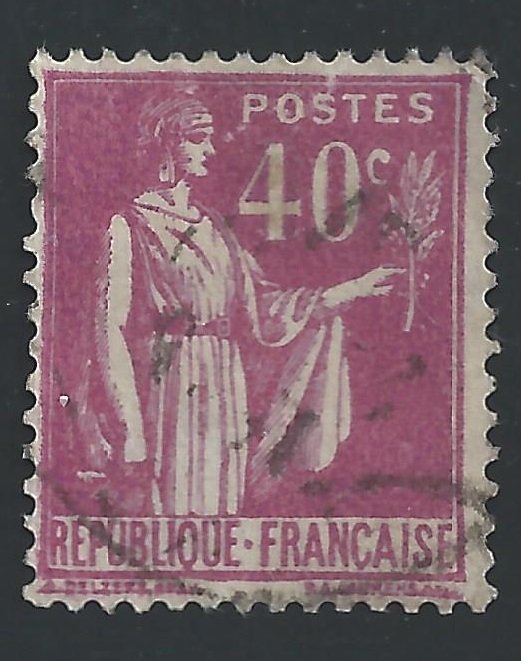 France #265 40c Peace and Olive Branch - Used