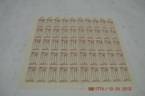 Mint Never Hinged Sheet of Berlin 9N143  German Industrial Fair Stamp of 1956