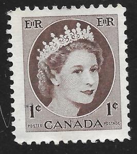 Canada #337 1c Queen Elizabeth II