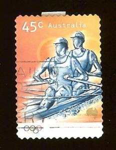 Australia 1868 45c Rowing bklt used