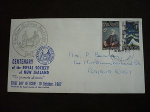 Postal History - New Zealand - Scott# 406-407 - First Day Cover