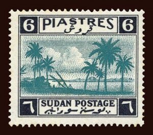 SUDAN Scott #75 (SG 92) 1941 River Nile at Khartoum, unused full gum, small HR