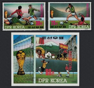 Korea World Cup Football Championship Mexico 2v+MS 1985 MNH SG#N2558-MSN2560