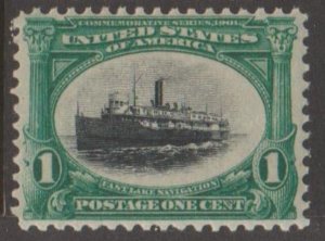 U.S. Scott #294 Ship - Pan American Stamp - Mint NH Single - IND