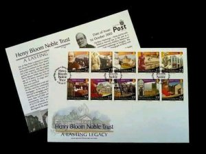 Isle Of Man Henry Bloom Noble Trust - A Lasting Legacy 2003 (stamp FDC)