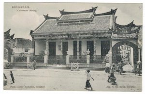 Postcard Netherlands Colonies Indonesia 1910 Surabaya Confucius Temple Chinese